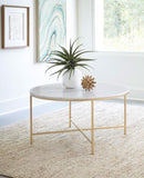 Ellison - Round Marble Top Table