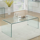 Ripley - Rectangular Tempered Bent Glass Table