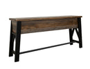 Loft - Counter Height Sofa Table - Two Tone Gray / Brown