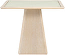 Atrium - Glass Top And Wood Base Dining Table