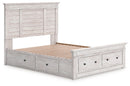 Makidern - Panel Storage Bed With Under Bed Storage Unit And Storage Footboard - Austin's Furniture Depot (Austin,TX)