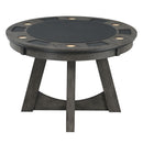 Prince - Round Game Table - Gray
