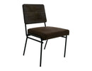 Balam - Upholstered Seat & Metal Base Chair (Set of 2) - Oil Black
