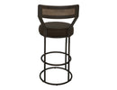 Xel-Ha - Upholstered Barstool - Dark Chocolate