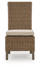 Laguna Heights - Side Chair With Cushion (Set of 2) - Beige