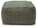 Abacy - Pouf - Green / Ivory