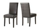 Verano - PU Side Chair (Set of 2) - Gray