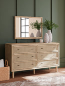 Cielden - Dresser And Mirror - Two-Tone