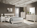 Atticus Platform Bed White