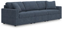Modmax - 3-Piece Sectional Sofa - Fabric - Ink