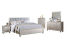 Omni - 6 Piece King Bedroom Set - Pearl Silver