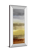 Summer Rain I By Lanie Loreth - Mirror Framed Print Wall Art - Dark Brown