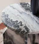 Wrenlane - Accent Table - Black / White / Taupe