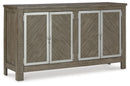 Krystanza - Dining Room Server - Weathered Gray