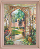 Secret Garden Pathway - 28" x 34" Framed Wall Art