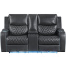 Luna - Power Console Loveseat