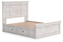 Makidern - Panel Storage Bed With 2 Under Bed Storage Units - Austin's Furniture Depot (Austin,TX)