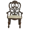 Steve Silver Royale Arm Chair in Brown Pecan (Set of 2)
