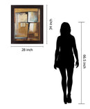 Sunlit Junction - 28" x 34" Framed Wall Art