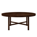 Steve Silver Hartford Round Dining Table in Espresso