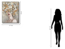 Blossom Veil Muse - 40" x 32" Framed Wall Art