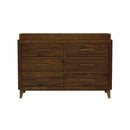 Malia - Dresser And Topper - Walnut