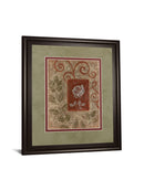 Verdant Scrolls - 34" x 40" Framed Wall Art