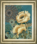 Inspired Blooms 2 By Conrad Knutsen - Framed Print Wall Art - Green
