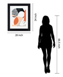 Terracotta Play - 28" x 34" Framed Wall Art