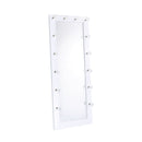 Lindy - Floor Mirror - Glossy White