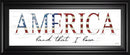 18x42 America Land That I Love By Cindy Jacobs - White