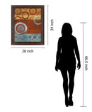 Rustic Orbit - 28" x 34" Framed Wall Art