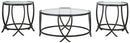 Tarrin - Occasional Table Set (Set of 3) - Black