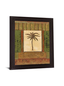 Verdant Palmway - 28" x 34" Framed Wall Art