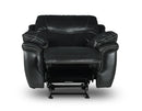 Steve Silver Isabella Manual Glider Recliner in Grey