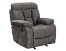 Steve Silver Bogata Manual Glider Recliner in Majestic Mushroom