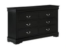 Crown Mark Furniture Louis Philip Dresser in Black image