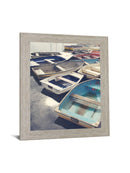 Dockside Drift - 28" x 34" Framed Wall Art