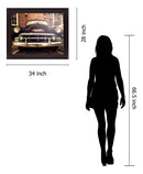 Vintage Chrome Front - 28" x 34" Framed Wall Art