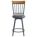 Tyler - Swivel Counter Chair (Set of 2) - Dark Gray