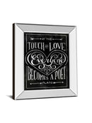 Everyone Becomes By Sundance Studio - Mirror Framed Print Wall Art - Black