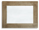 Waltleigh - Accent Mirror - Distressed Brown