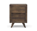 Pasco - Nightstand With Glides - Dark Brown
