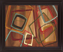Overlapping Shapes - 28" x 34" Framed Wall Art
