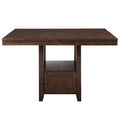 Steve Silver Yorktown Storage Counter Table in Espresso