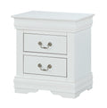Crown Mark Louis Philip Nightstand in White image