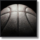 Shadowed Pebble Sphere - 24" x 24" Framed Wall Art