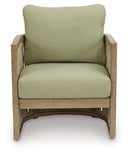 Serena Shores - Lounge Chair With Cushion (Set of 2) - Beige / Green
