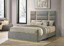 Ines - Fabric Upholstered Panel Bed