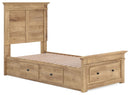 Makidern - Panel Storage Bed With 2 Under Bed Storage Units - Austin's Furniture Depot (Austin,TX)